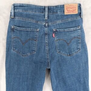 Levis Jeans Womens 28 Fit 26x26.5 Blue 721 High Rise Skinny Ankle 22850-0106